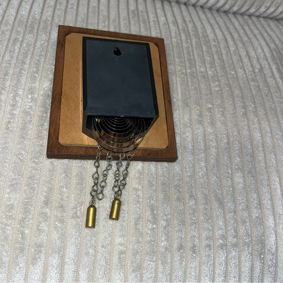 Adorable Vintage Umbrella Girl Hummel Miniature Wall Clock West Germany - Picture 4 of 4